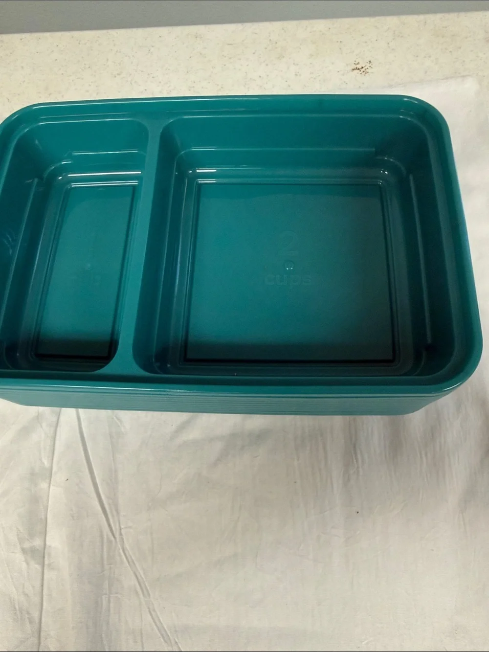 Meal Prep Container with Portion Markings - Home Storage & Organization